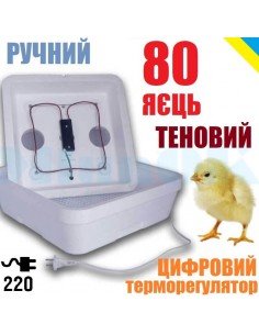 Інкубатор Веселе сімейство-2Т (ручний, на 80 яєць, теновий) - фото 2