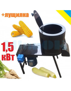 Корморезка- лущилка кукурузы Bizon Л (1,5 кВт, 260 кг/час) 3 мм стенка - фото 2