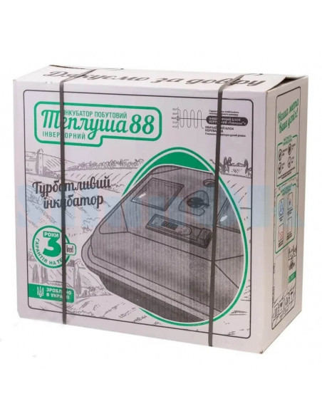 Інкубатор Теплуша Greeny 88 ТАВ 220/50 ТЕН (54 шт) автоматичний - фото