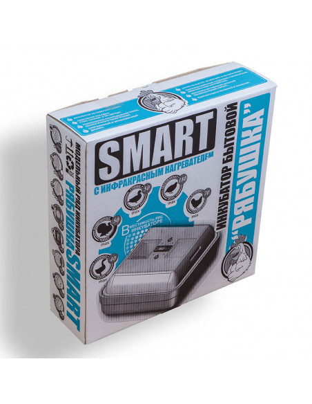 Инкубатор Рябушка Smart 70 (аналоговый, ручной, ТЭН) - фото