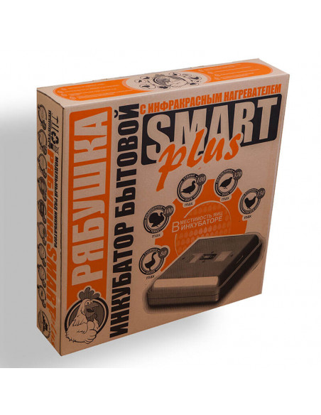 Инкубатор Рябушка Smart 150 (аналоговый, механический, ТЭН) - фото