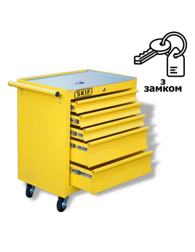 Тележка инструментальная СКІФ 27″ 680мм 5 ящиков - фото 1