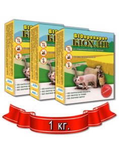 Бактерии для глубокой подстилки Биохлов 1 кг (для навоза, ферментационная подстилка свиней, кур, птиц, КРС) - фото