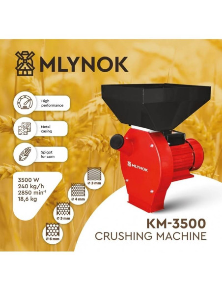 Зернодробарка MLYNOK KM-3500 (Млинок) - фото