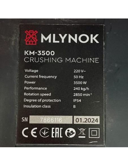 Зернодробарка MLYNOK KM-3500 (Млинок) - фото