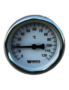 Біметалевий термометр для автоклава WATTS 120°C Троян - фото 2