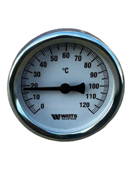Біметалевий термометр для автоклава WATTS 120°C Троян - фото