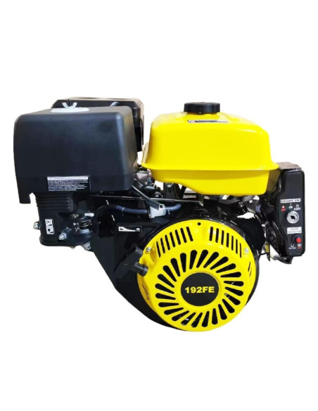 Двигун 192FE - бензин (під шліци діаметр 25 мм) (16 к.с.) з електростартером - YBX - фото