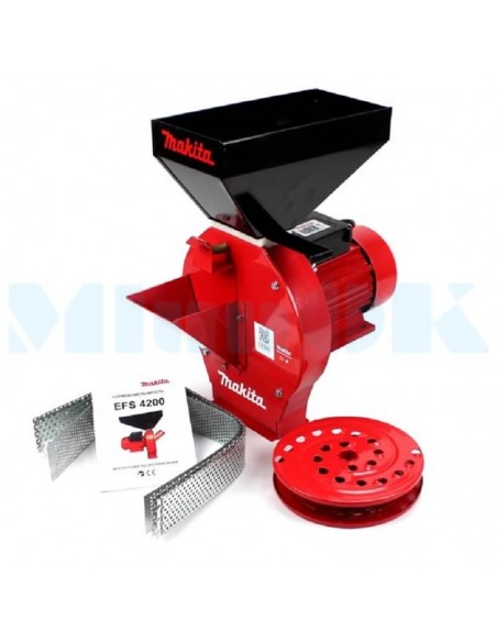 Корморезка- зернодробилка Makita EFS 4200 (4,2 кВт, зерно, корнеплоды) - фото